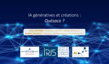 (1/4) IA génératives et création : Quésaco ?